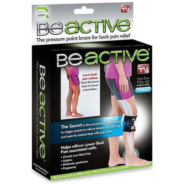 Sciatic Nerve Brace Acupressure Leg Pad Back Pain Sciatica Si Be Active Relief