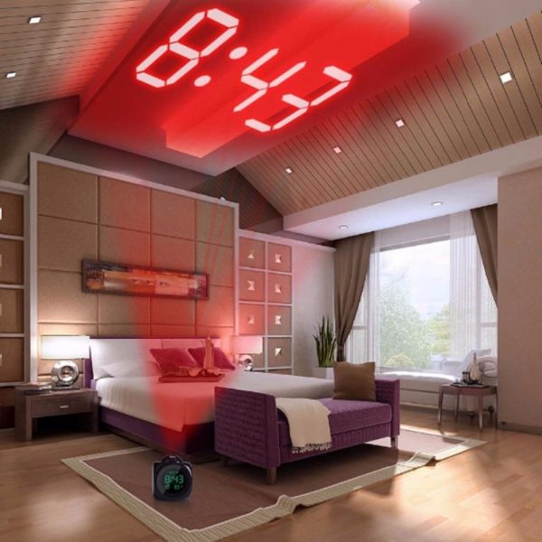 Digital Ceiling Projection Alarm Clock