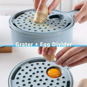 Slice Cutter Vegetable Strainer Potato Grater Egg Separator