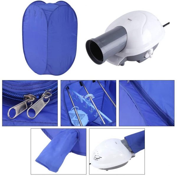 High Quality Portable Electric Folding Clothes Dryer 800W