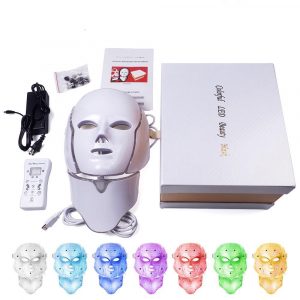 7 Colors LED Photon Light Therapy Mask - Face And Neck Treatment