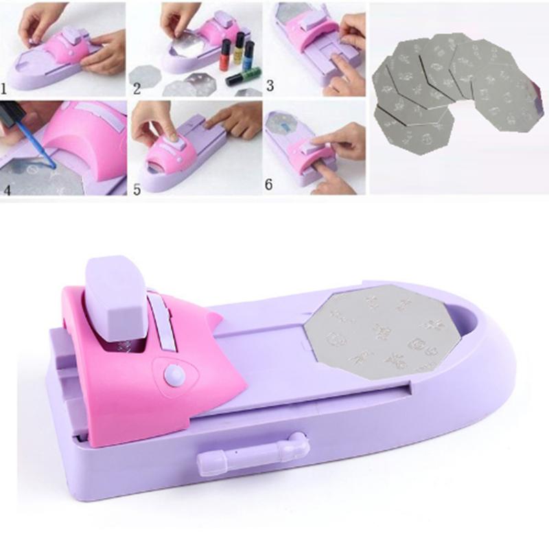 DIY Nail Art Hand Mini Printer Set With Easy Printing Pattern Stamp And Manicure  Machine From Glass_smoke, $15.44 | DHgate.Com