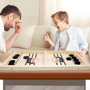 The Fast Sling Puck Board Game - For Kids And Adults