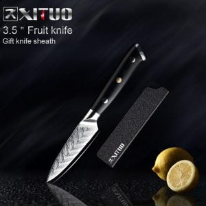 Damascus Chef Knife, Hand Forged Steel Kitchen Knife