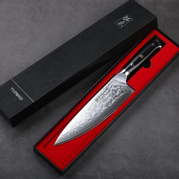 Damascus Steel Japanese Chef Knife 8