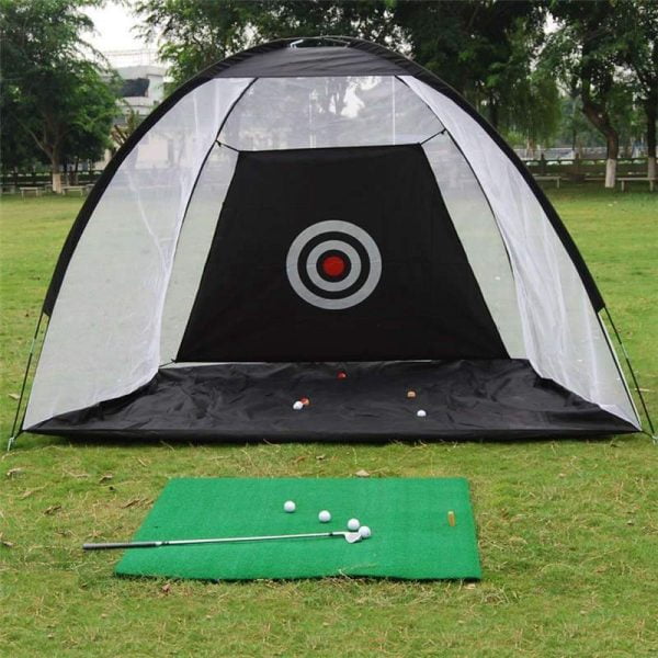 Golf Cage Swing Training Set - Hitting Practice Golf Net