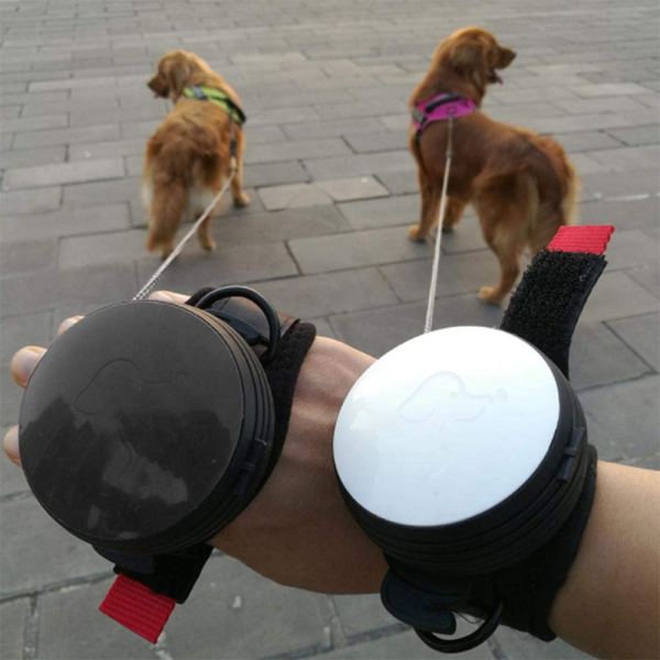 Hands Free Retractable Dog Leash - Wrist Strap 3M Reflective Dog Leash