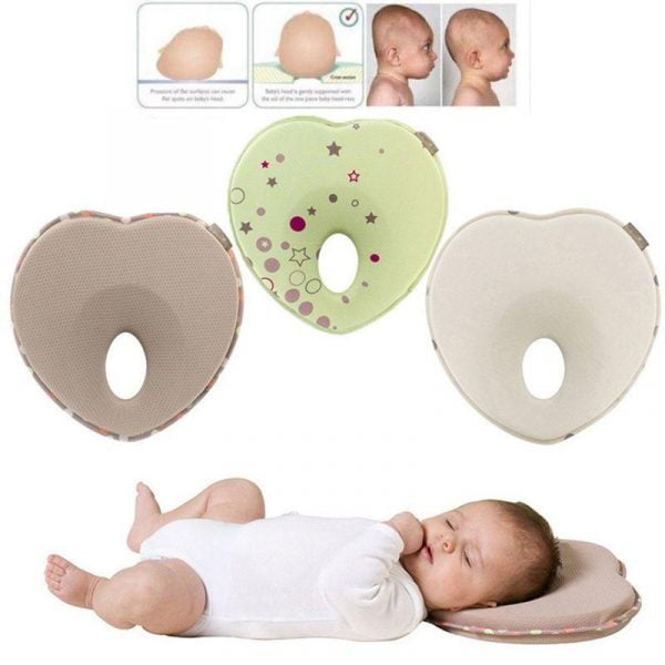 Newborn Anti Roll Pillow Flat Head Prevention