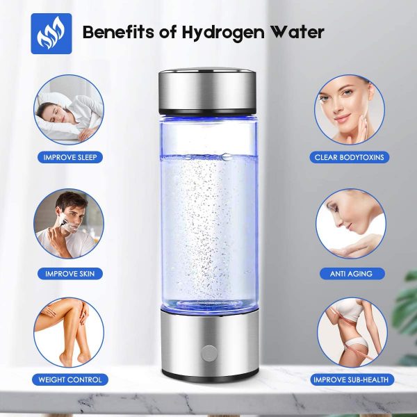 Hydrogen Water Bottle, Portable Water Ionizer