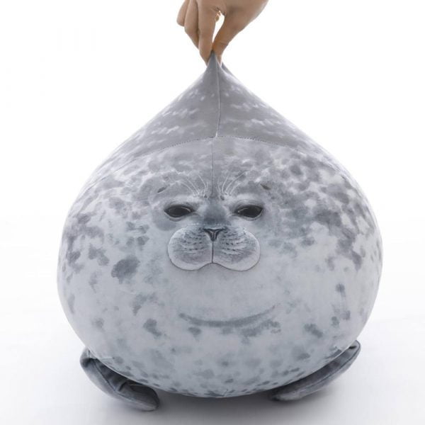 Giant 3D Blob Seal Pillow Soft Hugging Stuffed Cotton Plush Animal Toy