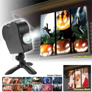 Halloween Christmas Holographic Projection