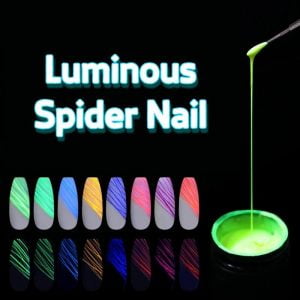 Luminous 3D Spider Nail Gel