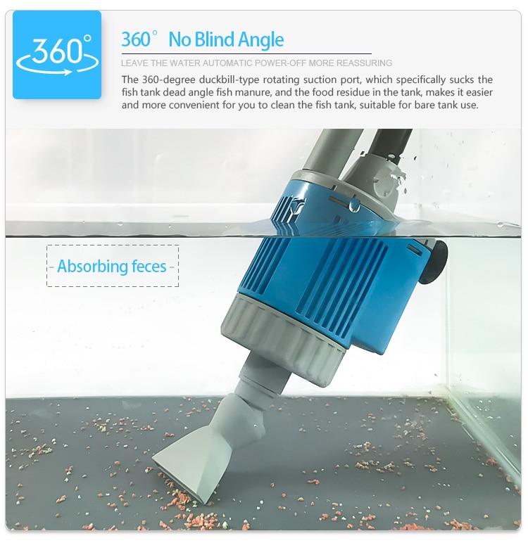 Multifunctional Aquarium Water Changer Sand Washer Cleaner Vacuum