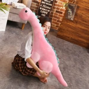 Long Neck Dino Pillow Plush 3D Stuffed Animal Brachiosaurus