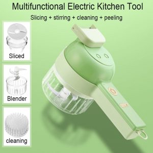 4 In 1 Multifunctional Electric Vegetable Cutter