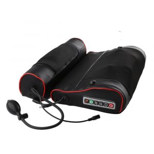 2 In 1 Deluxe Shiatsu Massage Pillow Infrared Heating With Lumbar And Cervical Spine Stretcher