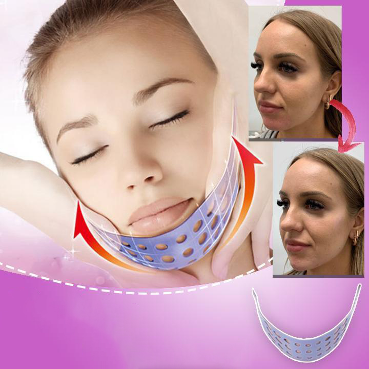 Silicone V-Shape Face Lift-Up Band – Improve The Mask To Correct