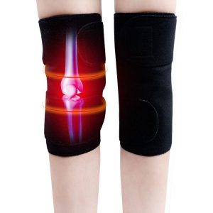1 Pair Self Heating Knee Support Pain Relief Wraps - Magnetic Therapy