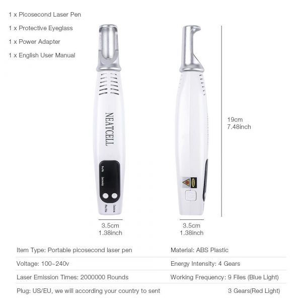 Picosecond Tatto Removal Pen