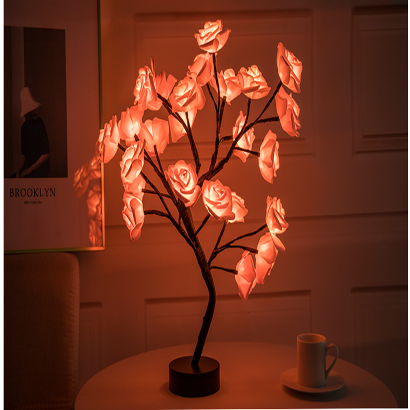 Rose tree outlet lamp