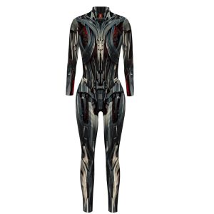 3D Robot Cyberpunk Bodysuit Costume S-Xl