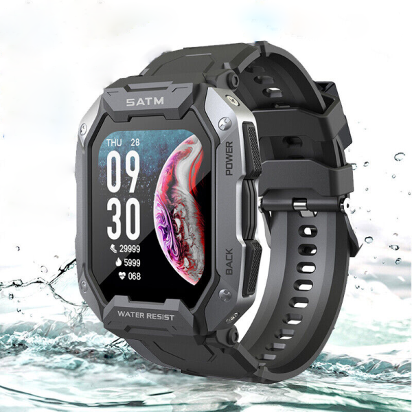 Rugged Military Tactical Smartwatch