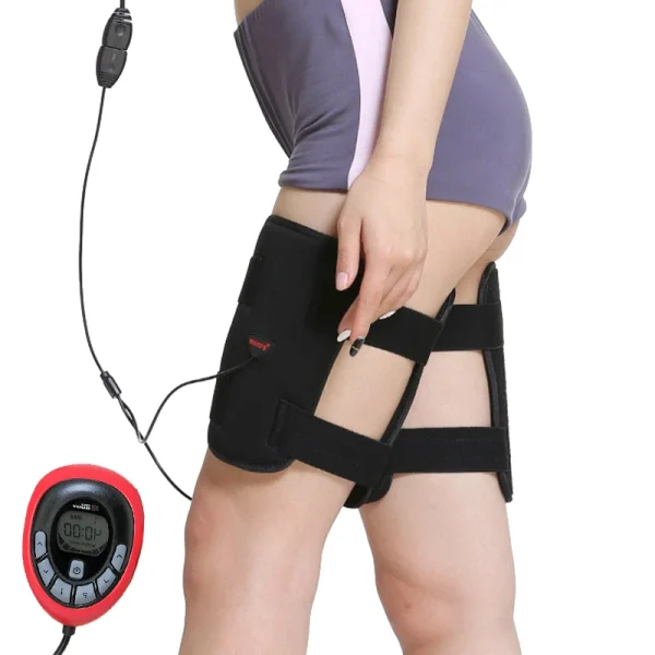 Eletric Muscle Stimulator Ems Leg Massager Fat Burning Lose Weight Apparatus Slimming Belt Thigh Shaper Fitness Machine