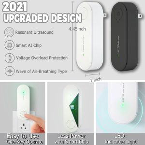 Ultrasonic Insect Repellent Electronic Anti Mosquito Repellent Spider Pest Reject Control Cockroach Killer Repeller Dropshipping