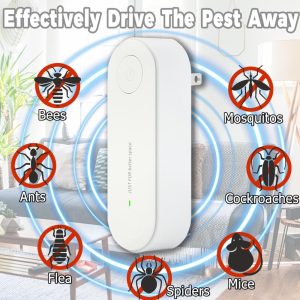 Ultrasonic Insect Repellent Electronic Anti Mosquito Repellent Spider Pest Reject Control Cockroach Killer Repeller Dropshipping