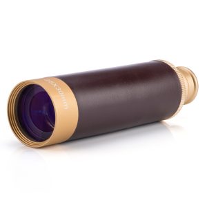 25X30Mm Portable Binoculars Telescope Hd Night Vision Monocular Outdoor Ultralight Telescope Retro With Leather Bag Gift
