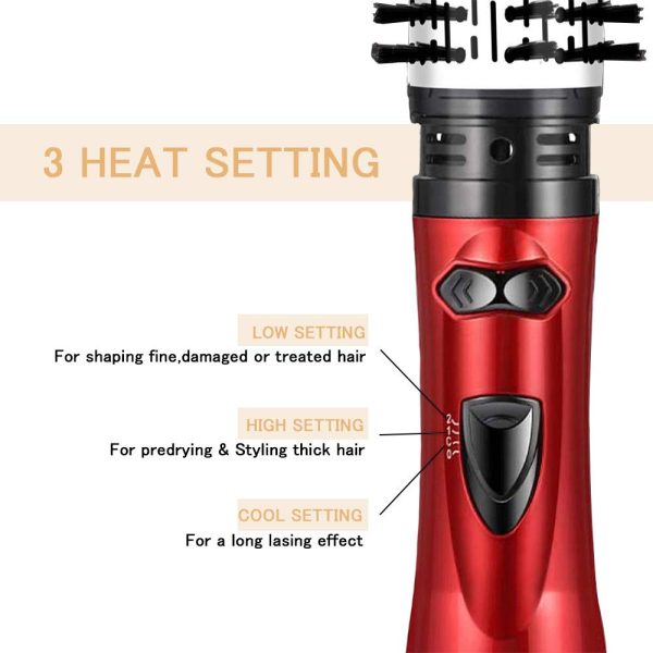 Multifunction Hair Comb Hair Dryer And Volumizer Rotating Roller Brush Salon Air Brush Styler Straightener Curler Comb