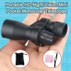 Portable Hd Night Vision Mini Pocket Monocular Telescope High Magnification Zoom Outdoor Fishing Telescope For Hunting Camping