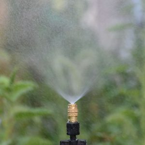 15-250Pcs Micro Drip Irrigation Misting Brass Nozzle Garden Spray Cooling Parts Copper Sprinkler With Thread Barb Tee Connector