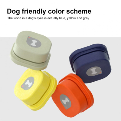 MEWOOFUN Dog Button Record Talking Pet Communication Vocal Training  Interactive Toy Bell Ringer With Pad and Sticker Easy To Use