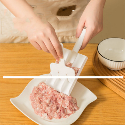 New Kitchen Gadgets Cooking Sausage Maker Plastic Meatball Machine Set  Fried Fish Mouth Meat Making Ball Mold Spoon