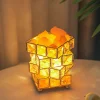 Cube Four Layer Crystal Table Lamp Creative Decoration Night Light For Bedroom Bar Atmosphere Led Light Usb Charge