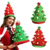 Merry Christmas Hat Red Green Christmas Tree Caps Christmas Decoration Xmas Year 2023 Gifts Home Navidad Party Supplies