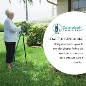 Campbell Foldable Walking Posture Cane