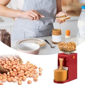 Electric Peanut Butter Maker Machine, Sesame Sauce Nut Grinder, Automatic Milling Grinding Machine