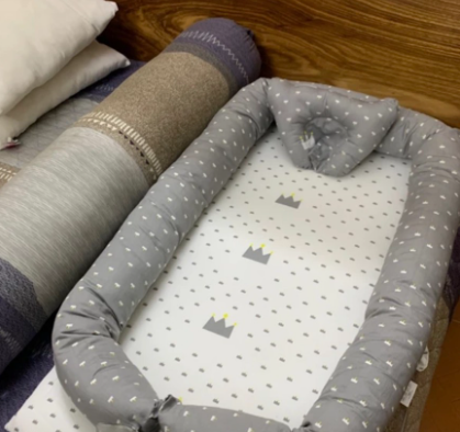 Portable Toddler Travel Bed, Cotton Baby Bed photo review