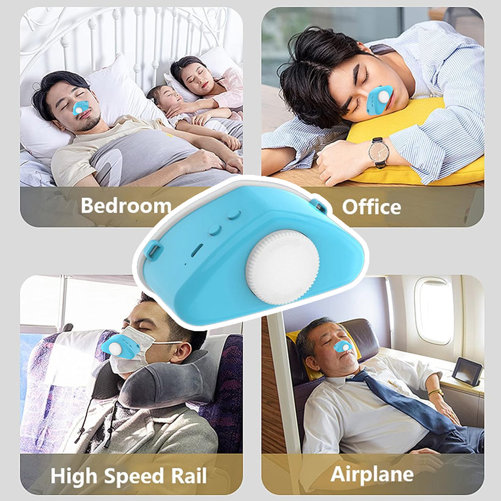 Electric Atomized Micro-CPap - Portable Electric Anti Snoring Devices Smart Mask Anti Snoring Device