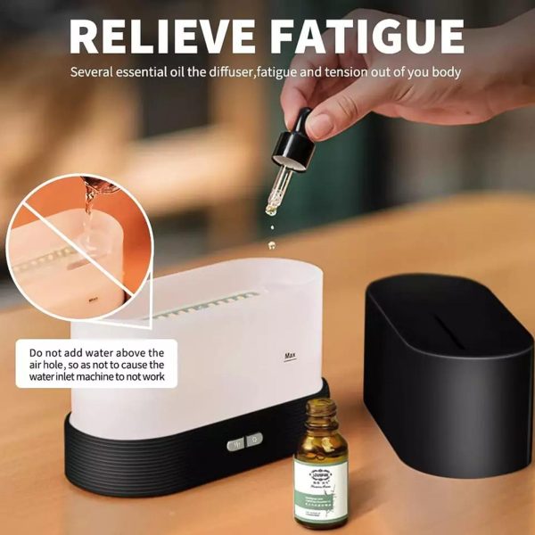Flame Humidifier Essential Oil Diffuser