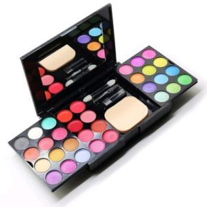 Makeup Box - 39 Color Palette With Eyeshadow, Lipstick, Blush, And Powder