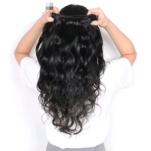 Real Hair Wig, Hair Styling Hair Extension, Body Wave Human Hair Weaves