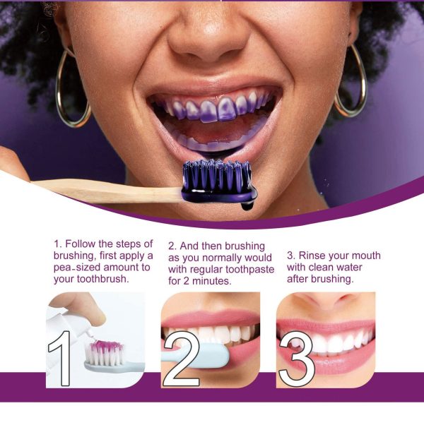 Purple Press Type Teeth Whitening Toothpaste