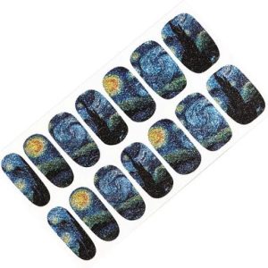 Van Gogh'S Star Nail Sticker