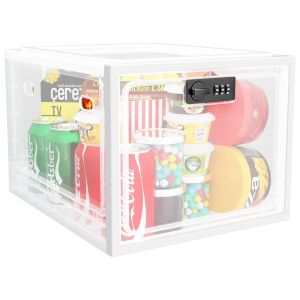 Lockable Refrigerator Food Organizer Storage Bin