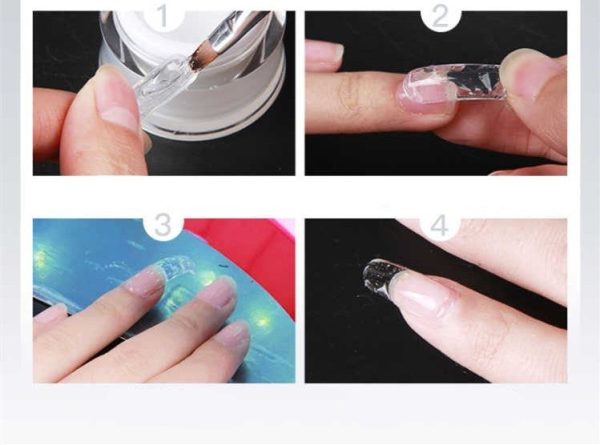 Clear Gel Removable Phototherapy Nail Tablets