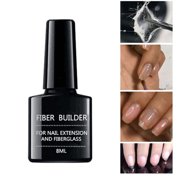 Fiber Bulider Nail Gel Quick Building Repair Broken Nails Soak Uv Gel
