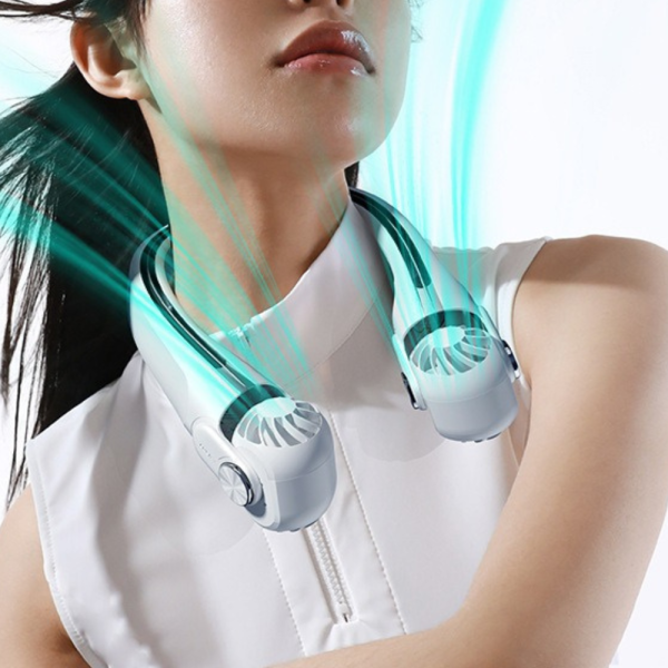 Powerful Rechargeable Personal Neck Cooling Fan